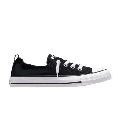 Pre-owned Converse Wmns Chuck Taylor All Star Shoreline Low 'black White' | Women's Size 10