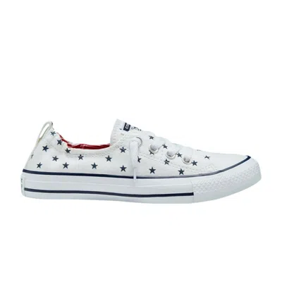 Pre-owned Converse Wmns Chuck Taylor All Star Shoreline Slip 'stars' | White | Women's Size 5