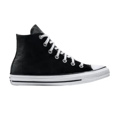 Pre-owned Converse Wmns Chuck Taylor All Star Velvet High 'black' | Women's Size 5.5