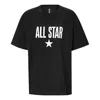Converse (wmns)  All Star Logo T-shirt Asia Sizing 'black White'