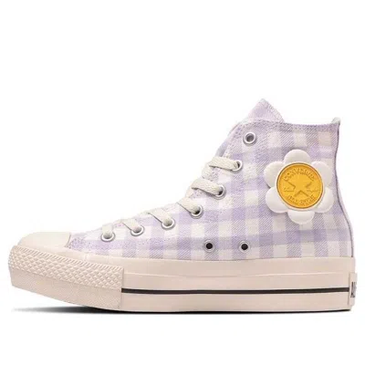 Converse (wmns)  All Star Plts Flowerpatch High Top 'lilac' In Multi