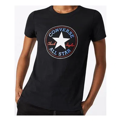 Converse (wmns)  All Star Round Neck Short Sleeve Black