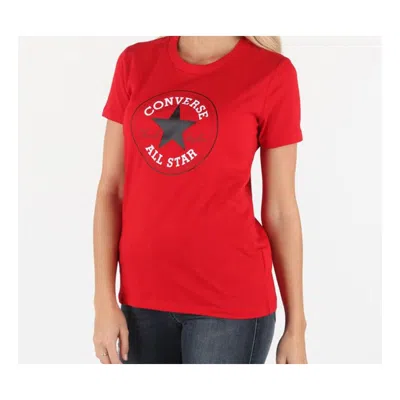 Converse (wmns)  All Star Round Neck Short Sleeve Red