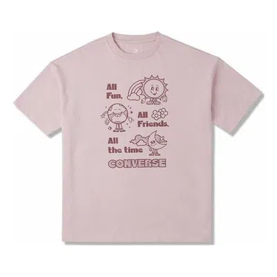 Converse (wmns)  Block Party Oversized Tee 'pink' In Purple