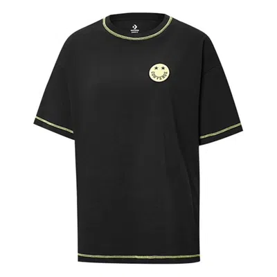 Converse (wmns)  Casual T-shirt 'black Yellow'