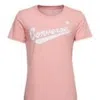 Converse (wmns)  Center Front Logo T-shirt 'pink White'