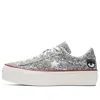 Converse (wmns)  Chiara Ferragni X One Star Platform Ox 'glitter' In Silver