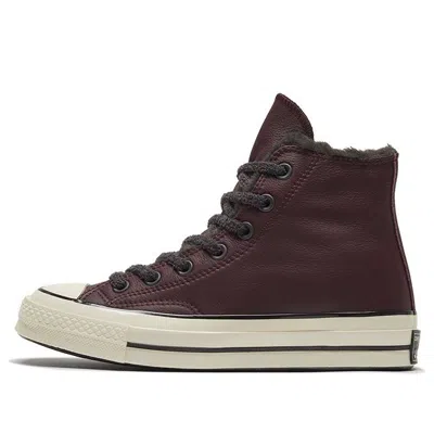 Converse (wmns)  Chuck 70 High 'cozy Club - Black Currant' In Burgundy