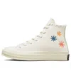 Converse (wmns)  Chuck 70 High 'embroidered Floral - Egret' In White