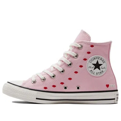 Converse (wmns)  Chuck Taylor All Star High 'embroidered Hearts' In Pink