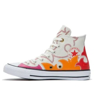 Converse (wmns)  Chuck Taylor All Star Le High Egret Red Orange 'white  Red'