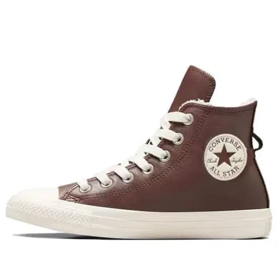 Converse (wmns)  Chuck Taylor All Star Leather Faux Fur Lining 'dark Brown'