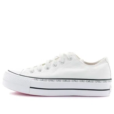 Converse (wmns)  Chuck Taylor All Star Lift Low Top White Sneakers