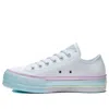 Converse (wmns)  Chuck Taylor All Star Lift Low 'white Lilac Blue' In Multi