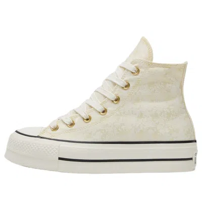 Converse (wmns)  Chuck Taylor All Star Lift Platform 'clear Skies Golden View Egret' In White