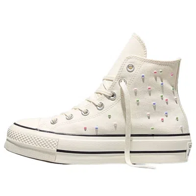 Converse (wmns)  Chuck Taylor All Star Lift Platform 'egret Very Peri' In Neutral