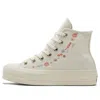 Converse (wmns)  Chuck Taylor All Star Lift Platform 'embroidered Floral - Egret'