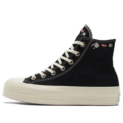 Converse (wmns)  Chuck Taylor All Star Lift Platform High 'embroidered Floral - Black'