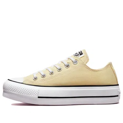 Converse (wmns)  Chuck Taylor All Star Lift Platform Low 'seasonal Color - Lemon Drop' In Yellow
