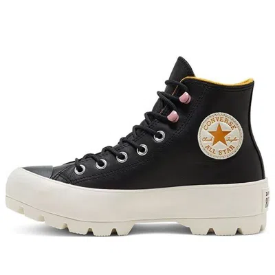 Converse (wmns)  Chuck Taylor All Star Lugged Winter High Gtx 'black Saffron Yellow' In Multi