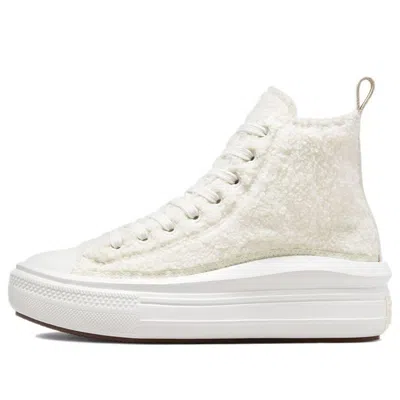 Converse (wmns)  Chuck Taylor All Star Move High 'perfect Is Not Perfect - Egret' In Neutral