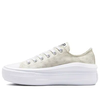 Converse (wmns)  Chuck Taylor All Star Move Platform Low 'tonal Floral' In White