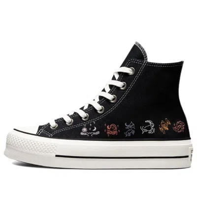 Converse (wmns)  Chuck Taylor All Star Platform High 'mystic World - Zodiac Sign' In Black