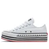Converse (wmns)  Chuck Taylor All Star Platform Layer Low 'logo Play - White'