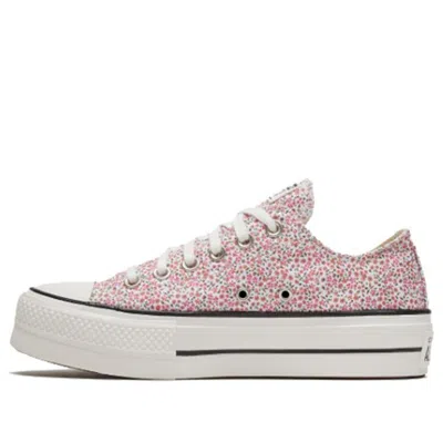 Converse (wmns)  Chuck Taylor All Star Platform Low 'vintage Floral - Egret' In Pink