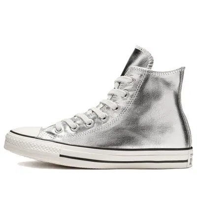 Converse (wmns)  Chuck Taylor All Star Shiny Metal High Top Silver