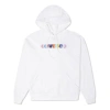 Converse (wmns)  Contrasting Colors Alphabet Embroidered Knit Hoodie White