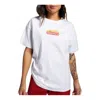 Converse (wmns)  Flaming Logo Oversized T-shirt 'white Red'