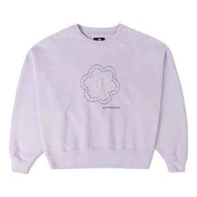 Converse (wmns)  Floral Crewneck 'lilac' In Purple