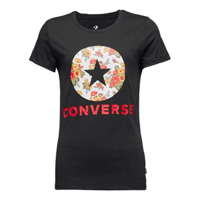 Converse (wmns)  Flowers Printing Short Sleeve Black