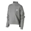 Converse (wmns)  Knit Mock Neck Sweatshirt 'grey' In Gray