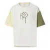 Converse (wmns)  Logo Printed T-shirt' White Green'