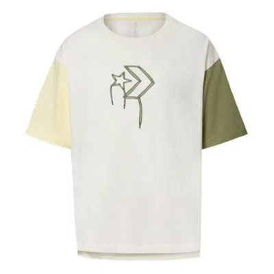 Converse (wmns)  Logo Printed T-shirt' White Green'
