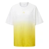 Converse (wmns)  Logo Printing Gradient Short Sleeve Yellow In White