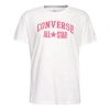 Converse (wmns)  Logo Printing Round-neck White