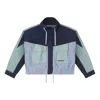 Converse (wmns)  Long Sleeve Short Fit Cargo Windproof Jacket 'blue'