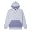 Converse (wmns)  Loose Colorblock Fleece Lined Hoodie Light Blue