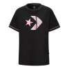 Converse (wmns)  Loose Printing Round Neck Short Sleeve Black