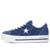 Converse (wmns)  Mademe X One Star Platform Suede Ox 'medieval Blue' In Multi