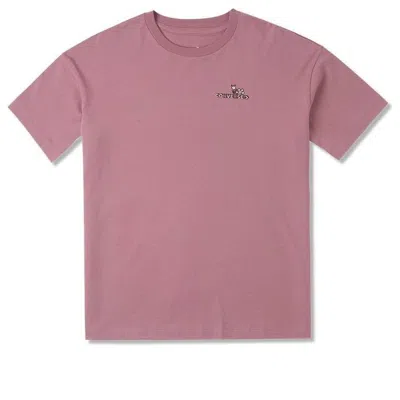 Converse (wmns)  Os High Summer Art Tee 'night Flamingo' In Pink