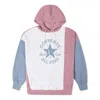 Converse (wmns)  Oversized Color-blocked Pullover Hoodie 'pink Aura Multi'