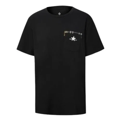 Converse (wmns)  Pocket Round Neck Short Sleeve Black