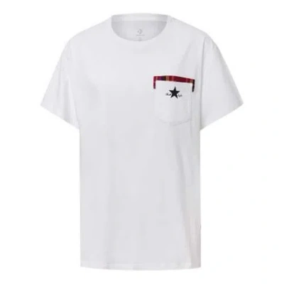 Converse (wmns)  Pocket Round Neck Short Sleeve White