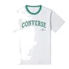 Converse (wmns)  Retro Chuck Arch T-shirt 'white Green' In Animal Print