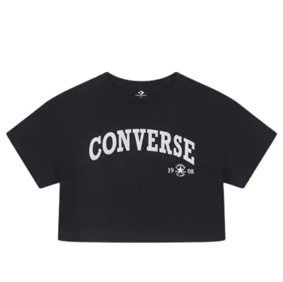 Converse (wmns)  Retro Chuck Cropped T-shirt 'black'