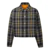 Converse (wmns)  Reversible Shirt-style Jacket 'black Grey' In Multi